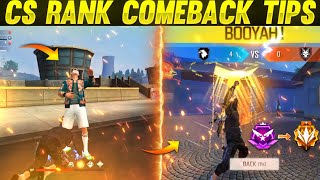 CS RANK COMEBACK TIPS AND TRICKS | WIN EVERY CLASH SQUAD RANK IN FREE FIRE | Player 07