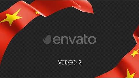 Long Flag China | Motion Graphics - Envato elements