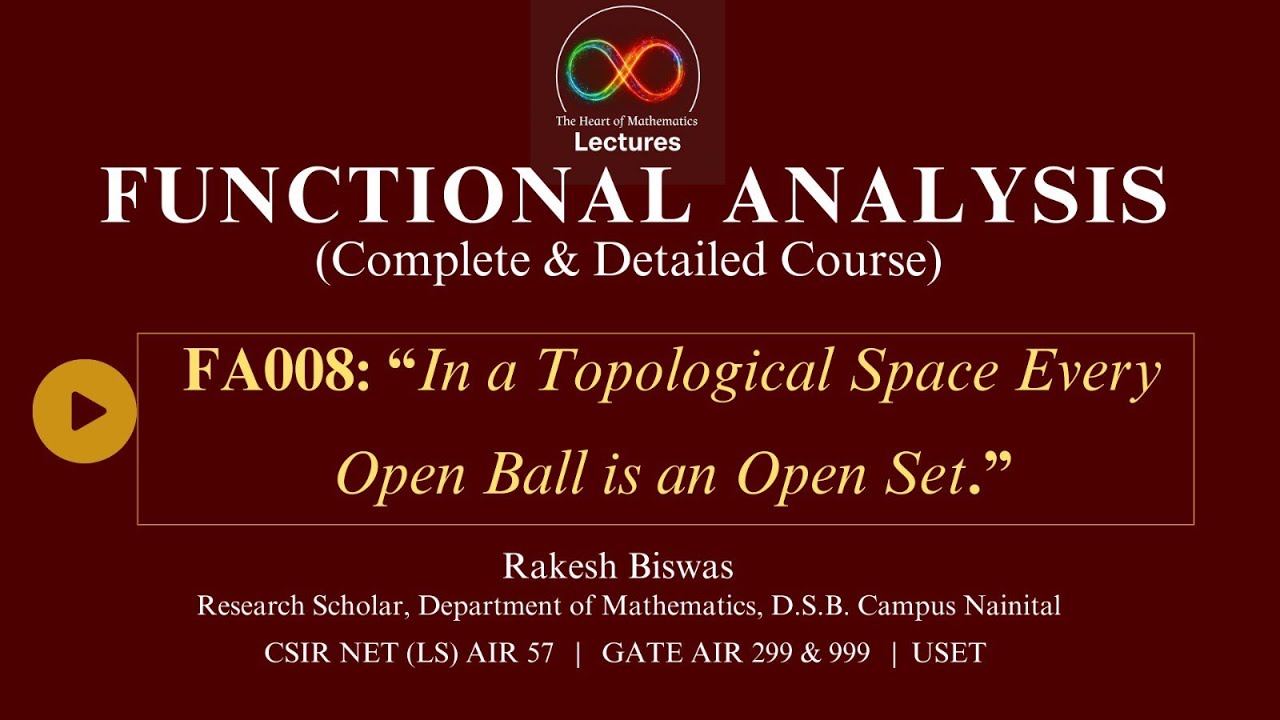 FA008: Open Ball is Open Set in Topological Space