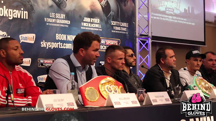 Evgeny Gradovich vs Lee Selby press conference HIG...