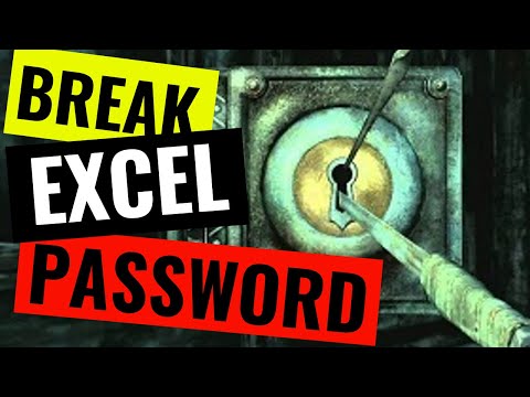 How to remove a password from a protected worksheet or workbook in Excel