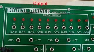 Logic gates Implementation in Digital Trainer Kit Lec-109| AND gate @silkeshacreativeart4621