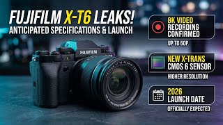Fujifilm X-T6 Leaks: 8K Video, X-Trans 6 Sensor &amp; 2026 Launch Date Confirmed!