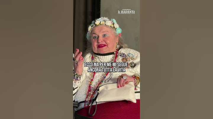 Anna Maria, 80 anni, Salvatore e il badante.
