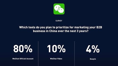 Using WeChat for Business - Best practices and examples
