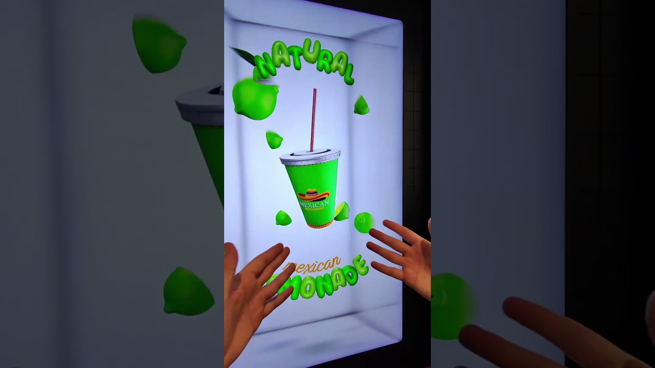 Samsung réinvente la 3D sans lunettes ! 🚀✨ @Samsung (#tech #innovation #future #food #fastfood)