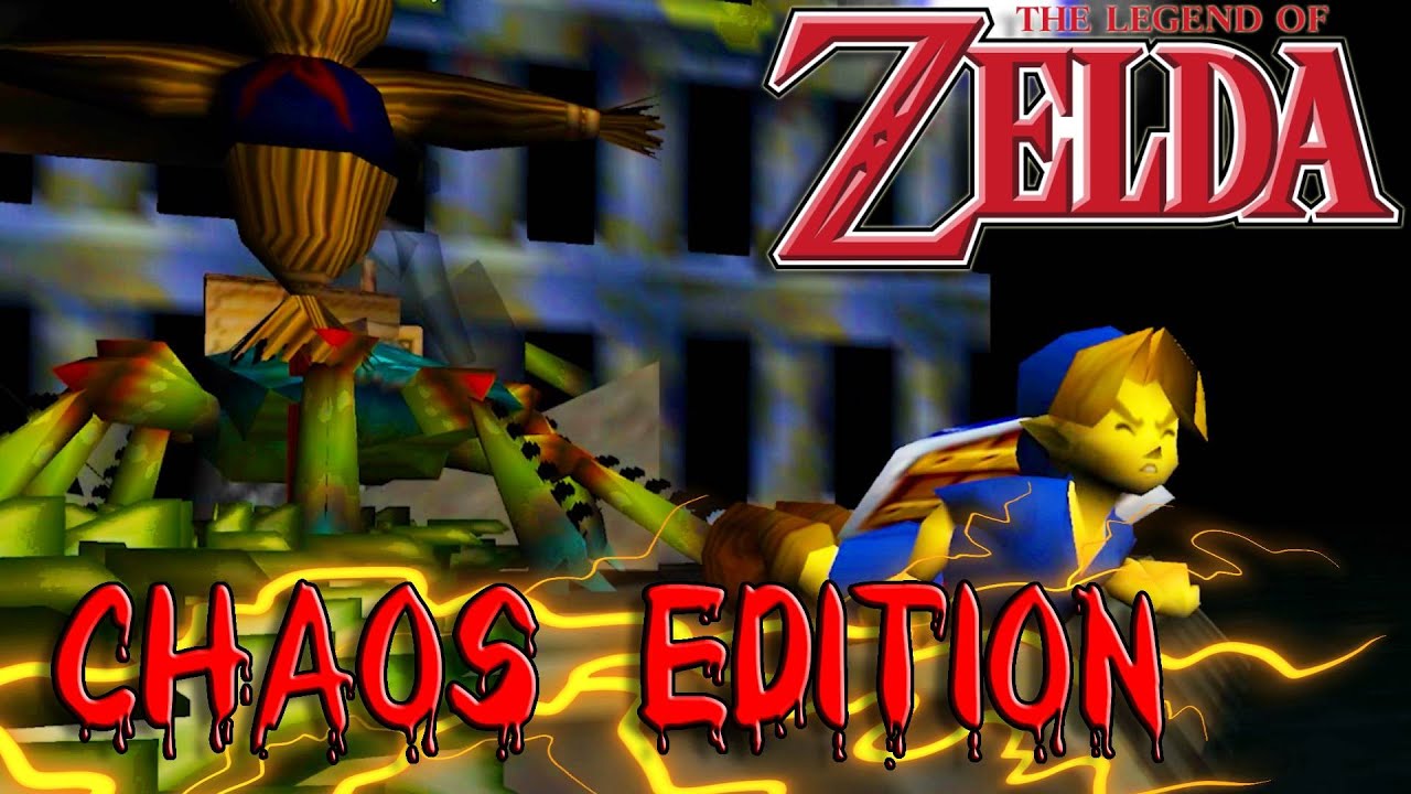 CHAOS Zelda 64 losing my sanity for one hour; Ocarina of Time Romhack