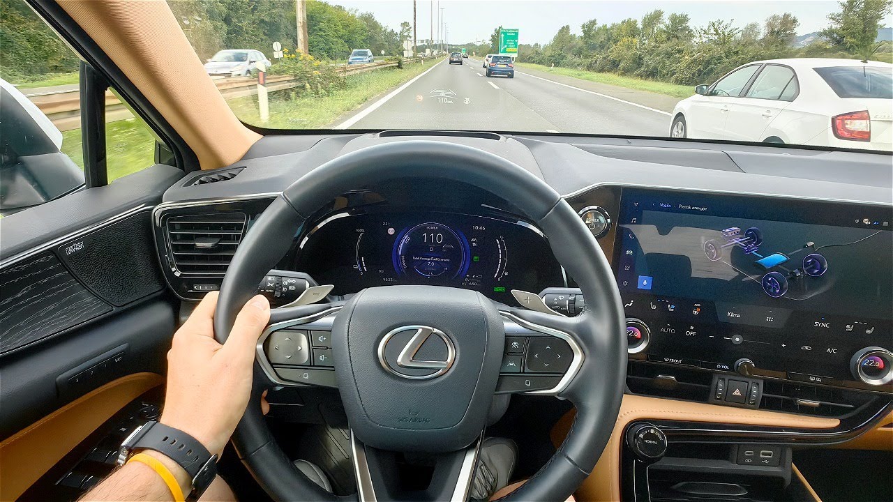 Lexus NX 450h+ (2025) - consumption at 130 km/h (Empty battery)