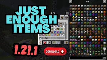 How to Install Just Enough Items Mod in Minecraft 1.21.1