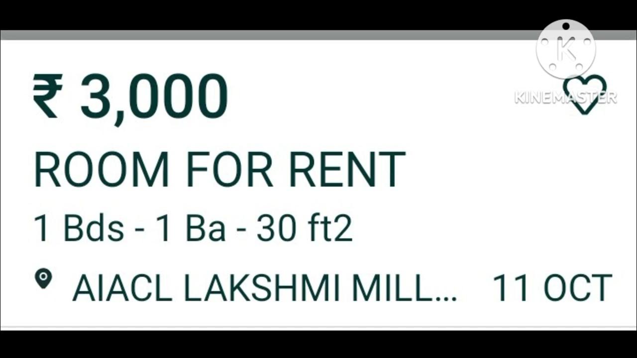 HOUSE FOR RENT IN COIMBATORE IN LAKSHMI MILL YouTube