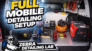 My Full Mobile Detailing Setup 2026 — Complete Equipment Tour | Zebra Detailing Lab
