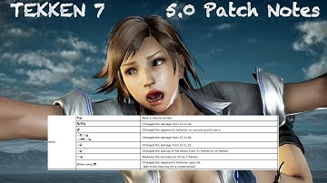 ASUKA?! Tekken 7 Patch 5.0 Changes