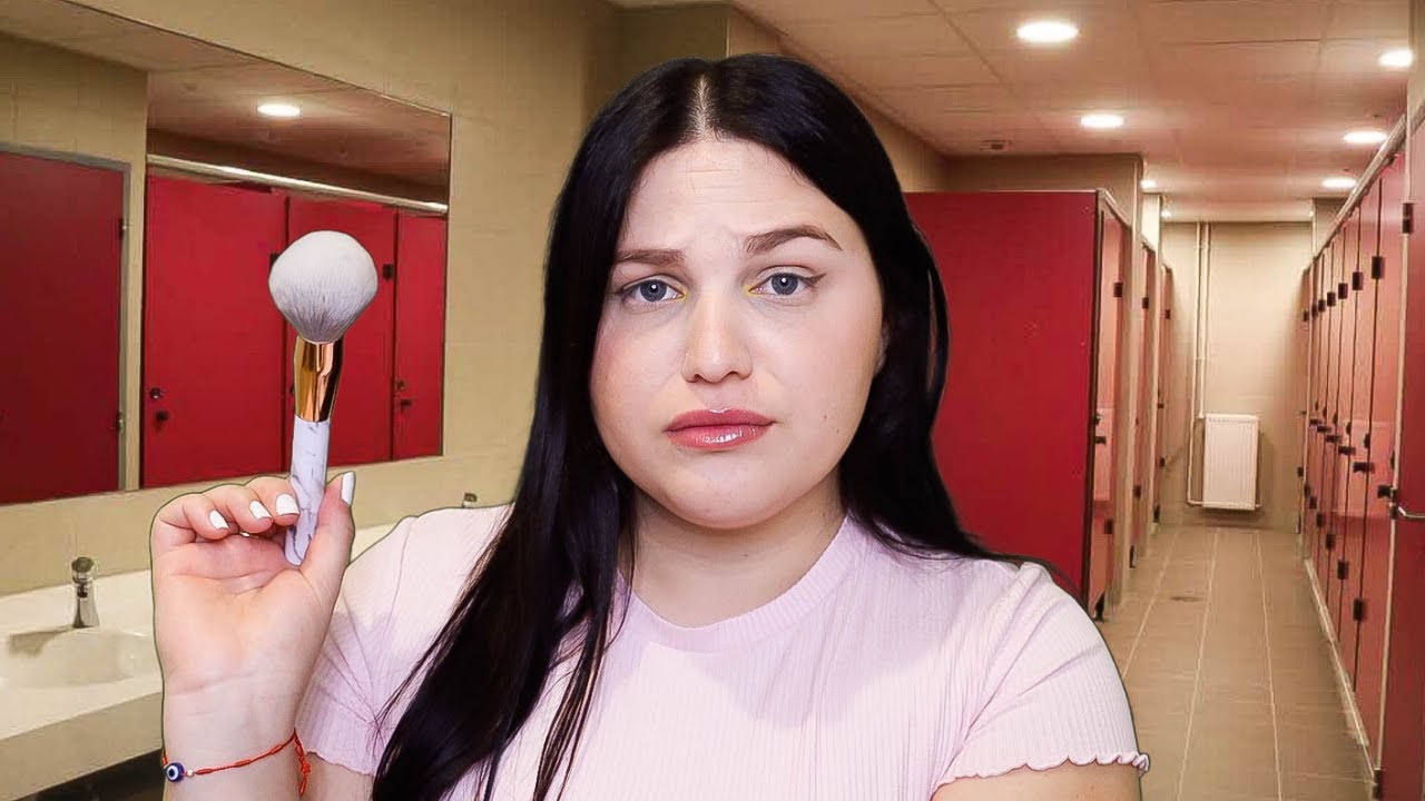 ASMR POV la peste te maquille dans les toilettes du lycée YouTube