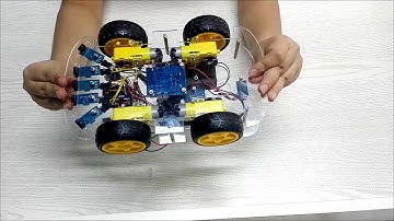 OSOYOO Robot Car Starter Kit Lesson 4: Tracking Robot Car