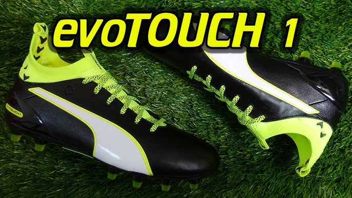 Puma evoTOUCH (Black/Safety Yellow) - Review On Feet - YouTube