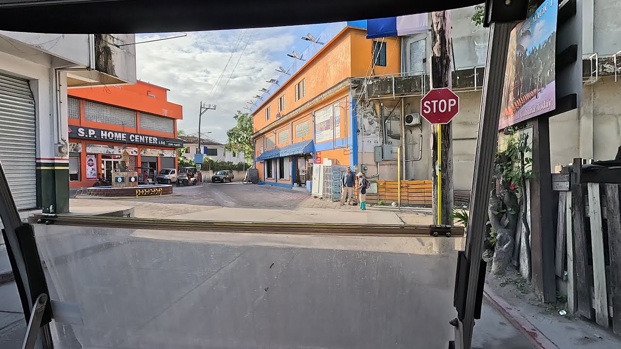 Drive into San Pedro, Belize YouTube
