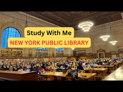 Study with me at New York Public Library Feb 21 2023