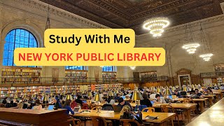 Study with me at New York Public Library | Feb 21, 2023