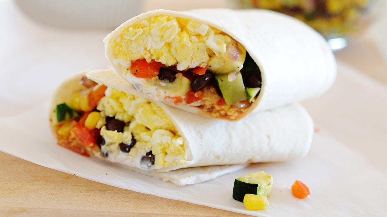 Vegetarian Breakfast Burritos