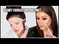 Glowy Full Coverage Foundation Routine | TONS of tips and tricks |