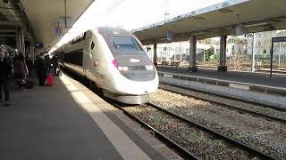 フランス国鉄TGV inOui  ミュールーズ駅到着 SNCF TGV inOui at Mulhouse