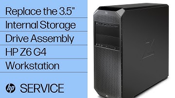 Replace the 3.5" Internal Storage Drive Assembly | HP Z6 G4 Workstation | HP