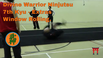 Bujinkan Ninjutsu, 7th Kyu, part 44 - window rolling