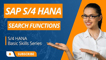 SAP S/4 HANA Basic Skills Series - Navigation - Searching the Menu Tree 🌲