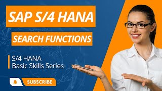 SAP S/4 HANA Basic Skills Series - Navigation - Searching the Menu Tree 🌲