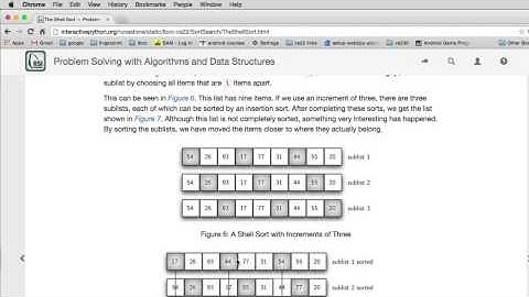Search/Sort 9 | shell sort
