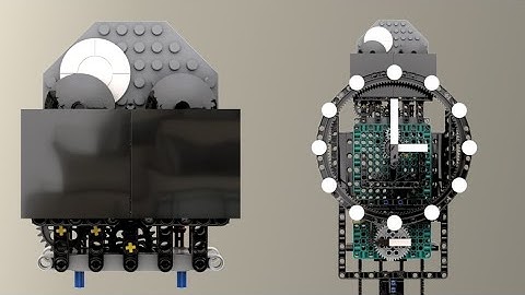 LEGO Modular Wall Clock Instructions: Lunar Complication