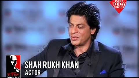 SHAH RUKH KHAN -- India Today Conclave is good fun!