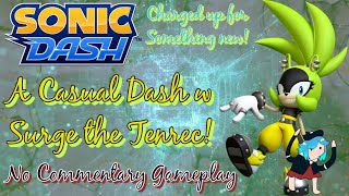 [No Commentary Gameplay] Casual Dash w/ Surge the Tenrec in Sonic Dash!⚡