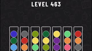 Ball Sort Puzzle Level 463 #ballsortpuzzle #ballsortpuzzlegameplay #puzzlegame #mobilegames