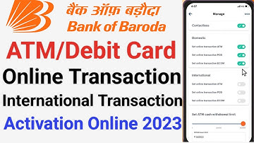 Bob debit card online transaction activation | How to activate Bob debit card for online transaction