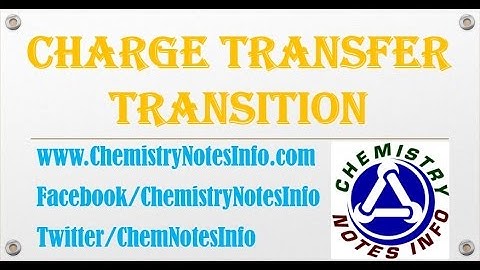 Chemistry of Charge Transfer Transition