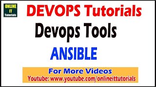 Devops Tutorial | Ansible Tool  For Devops |  Class - 5 | Online IT Tutorials