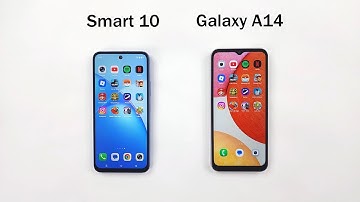 Infinix SMART 10 vs Samsung A14 - SPEED TEST 
