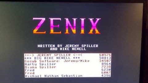 MiSTer (FPGA) CoCo3: Playing Zenix (Joystick support added)