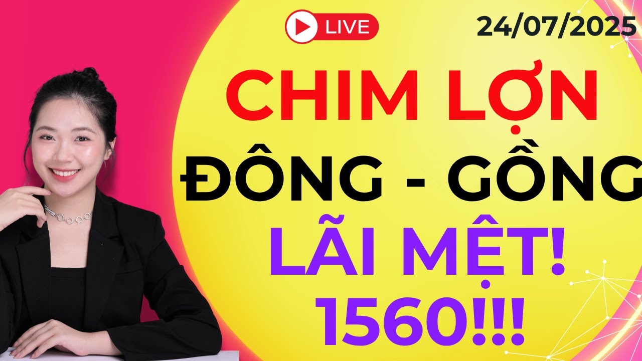 Nhận Định 25/07/2025 | CHIM LỢN ĐÔNG, GỒNG LÃI MỆT, VNindex 1560