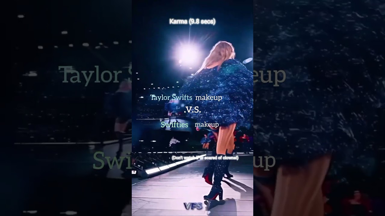 Taylors Makeup vs Swifties makeup 