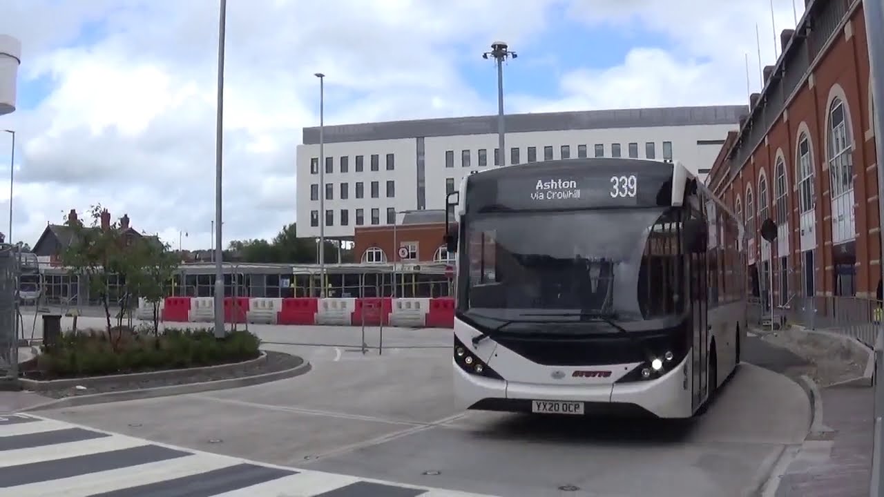 tameside Ashton Under Lyne Bus Station England UK YouTube