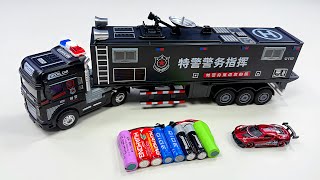 Unboxing RC Spider-Man Transforming Car,SWAT Command Vehicle,RC City bus,Ev Urban business vehicle