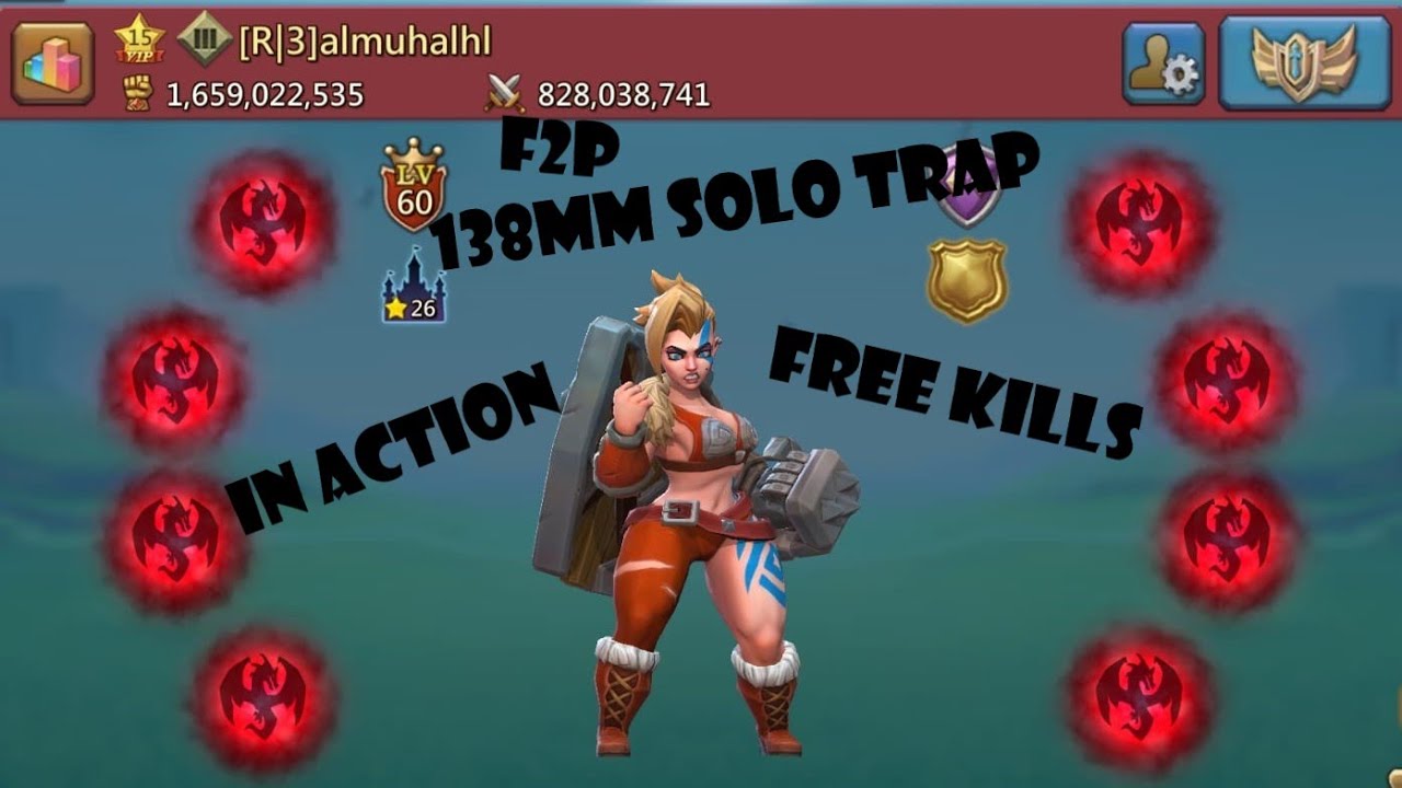 138MM Solo Trap İn Action During Lords Ball - Lords Mobile