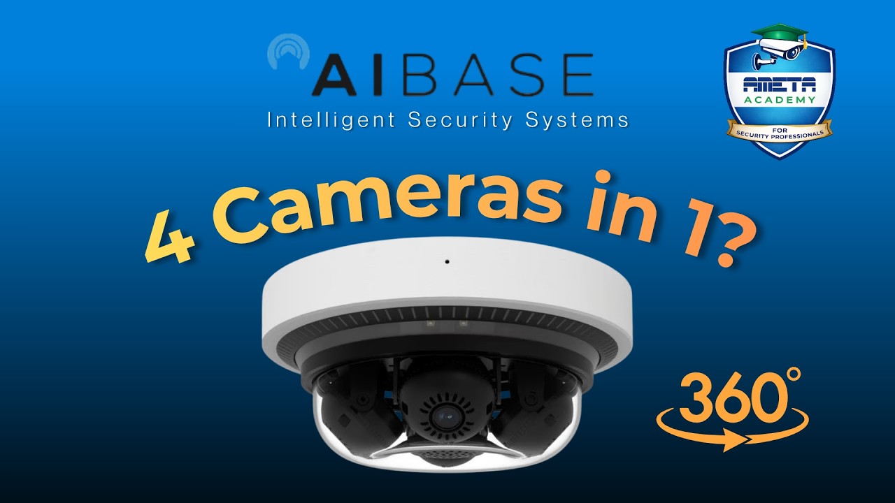 AIBASE 360° Multi-Sensor Security Cameras: Omni directional Coverage ...