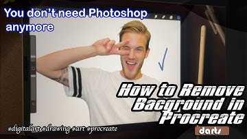 How to Remove Background in Procreate on iPad Pro | No Photoshop needed