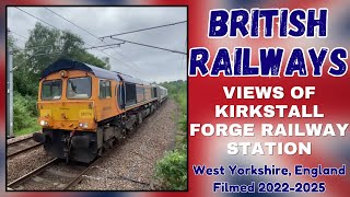 Views of Kirkstall Forge Railway Station, Leeds, West Yorkshire, England: Filmed 2022 to 2025
