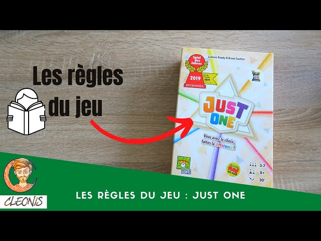 Just One - Présentation du jeu 