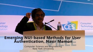Emerging NUI-based Methods for User Authentication, Nasir Memon