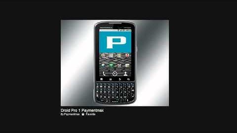 Droid Pro Credit Card Processing